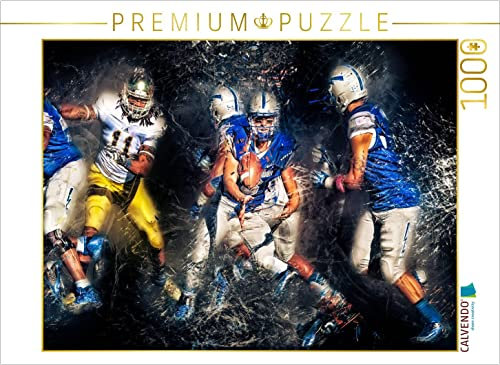CALVENDO Puzzle American Football - so cool 1000 Teile Puzzle quer | 1000 Teile Lege-Größe 64 x 48 cm Foto-Puzzle für glückliche Stunden