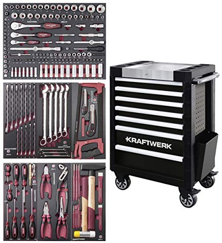 Kraftwerk Werkstattwagen 7 Schubladen; bestückt