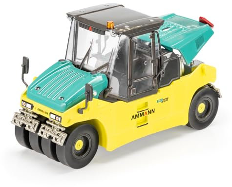 USK Scalemodel 31016 - Compacteur Ammann ART280 à pneus, Échelle 1:50, dès 14 Ans