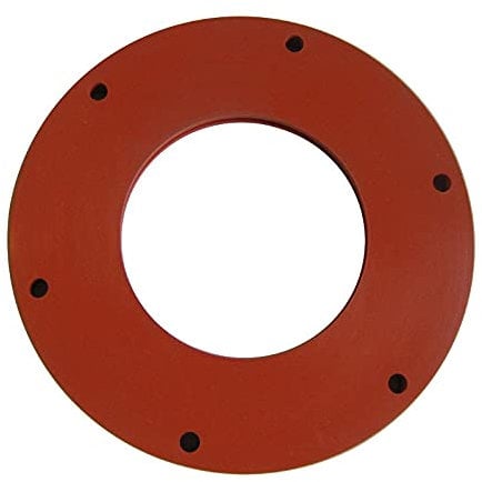 Easyricambi Guarnizione Rossa Scarico fumi Inserti a Pellet Fino a 260°C Diametri Interno 74mm Esterno 140mm. Alte Temperature