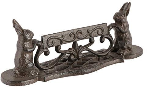 Cast Iron Heavy Weighted Rabbit Boot Brush Scraper - 2kg