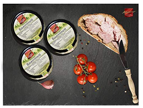 Thüringer Bauernmett im Glas I Original Thüringer Wurst I Wurstspezialitäten aus Meiningen