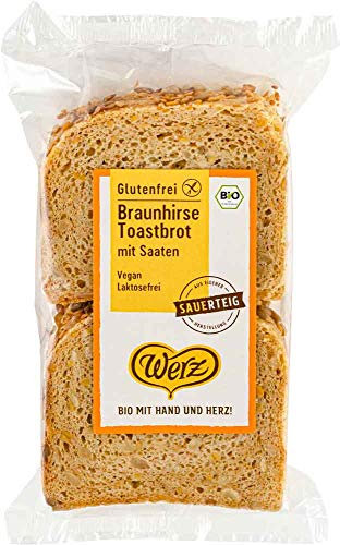 Werz Braunhirse Toastbrot mit Saaten bio 250g