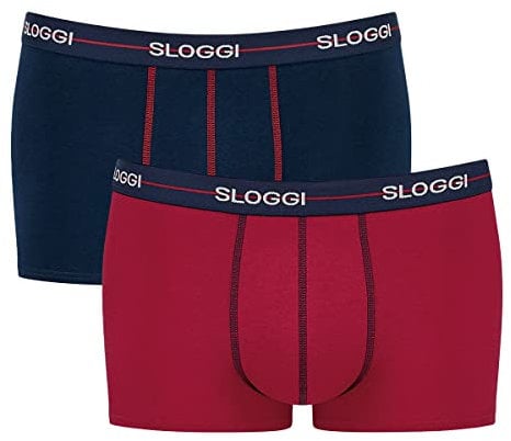 Sloggi Men's Start Hipster C2P box Briefs, BLUE - DARK COMBINATION, M