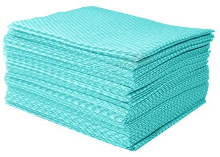 KMAKII Disposable Cleaning Cloths 100pk,All Purpose Cloths,J Cloth,Disposable Cloths Cleaning,Multipurpose Kitchen Cloth,Green 100 Count