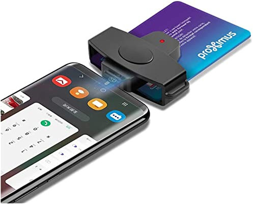 Lector de Tarjetas Inteligentes USB-C, Lector de Tarjetas Inteligentes CAC de Acceso Común con Chip de Banco de Identificación Nacional, Compatible con Windows/Mac OS/Android