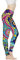 Coloranimal Damen Yoga Leggings Hohe Taille Sport Workout Leggings Länge Active Pants Laufhose (XS-3XL, Boho Mandala Hippie Blumen, M