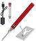 Saldatore a Batteria Ricaricabile, Portatile Saldatore Ricaricabile USB, Mini Penna Kit di Saldatura a Stagno Professionale con Supporto in Metallo per Varie Riparazioni, 8W 5V Interfaccia 510 (Rosso)