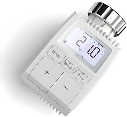 Tête Thermostatique Connectée ZigBee Universelle avec Ecran LCD - SILAMP