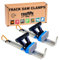 Trigon-Tools Quick Release Track Saw Clamps, 2PK, Blue, Perfect for Woodworking & Construction, 5 Inch Depth, 125 Pounds Tensile Strength