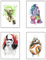 DKORARTE Star Wars Star Wars Poster A4, 29,7 x 21 cm, 4 Stück