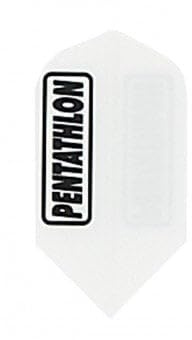 Pentathlon Slim Solid White - Dart Flights