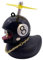 Facynde Auto-Enten für Armaturenbrett | Kleine Quietsche-Ente Auto-Ornamente | -Gummi-Ente, Autodekoration, Ente mit Propellerhut, Armaturenbrett-Zubehör, Motorrad-Fahrrad-Gadgets