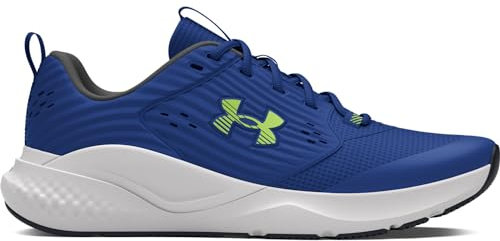 Under Armour UA Charged Commit TR 4, Zapatillas de Entrenamiento Hombre, Tech Blue/Distant Gray/Morph Green, 42.5 EU
