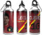 Partisan Leclerc - Borraccia con 2 coperchi in alluminio, 600 ml, colore: Argento