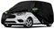 Autoabdeckung Wasserdicht Ersatz für Ford Transit Courier 2014-2023, Auto Abdeckplane Autogarage Autoplane Ganzgarage, Atmungsaktive Vollgarage Wasserdicht Reflexionsstreifen, 164(L)* 71(W)* 69(H)