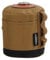 BBTISG Gas Canister Cover, Outdoor Camping Fuel Canister Flat Gas Cylinder Tank Protector Cover Fuel Canister Flat Gas Cylinder Tank Protector Cover Bag (Khaki, L)