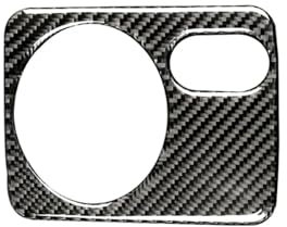 Generisch Kohlefaser Innenraum Für VW Für Scirocco 2008–2017 Kohlefaser-Auto-Scheinwerfer-Schalttafel-Rahmen, dekorative Aufkleber