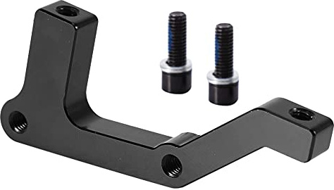 Alomejor Fahrrad-Scheibenbremsen-Adapter aus Aluminiumlegierung, Vorne und Hinten, is/Post, CNC-Finish mit 2 Schrauben für Scheibenbremse