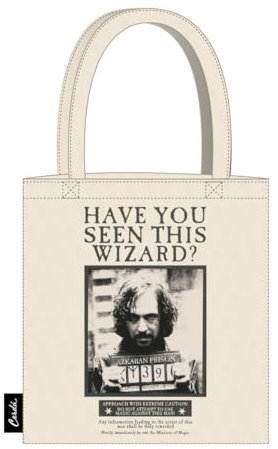 CERDÁ LIFE'S LITTLE MOMENTS Shopping Harry Potter Tasche, Unisex, Erwachsene, Weiß und Schwarz