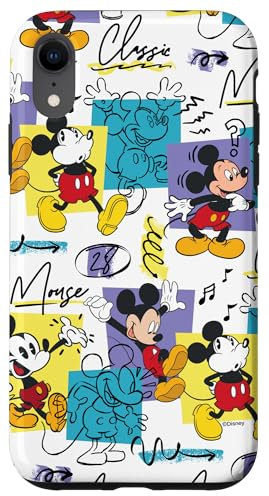 iPhone XR Disney Mickey Mouse Retro Classic Vintage Animation Designs Case