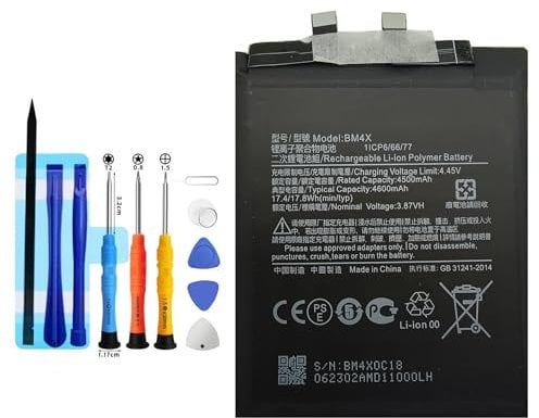 Vvuilsty BM4X Ersatzakku für Xiaomi Mi 11 5G M2011K2C M2011K2G,wiederaufladbare 0-Zyklen-Batterie kompatibel mit Xiaomi Mi 11 5G M2011K2C M2011K2G mit Reparaturwerkzeug-Kits