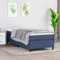 UTSRABFA Outdoor-Betten Garderobenbetten Sofa-Betten Polsterbetten Bettgestell Blau 90x190 cm Stoff Geeignet für Außenbereich, Bauernhaus, Schlafzimmer, Hotel