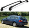 2 Stück Aluminium Relingträger Dachträger Dachgepäckträger für BMW 3 Series E91 Estate 2004-2012, Gepäcktransport Reisen Camping Crossbar Roof Racks,Black