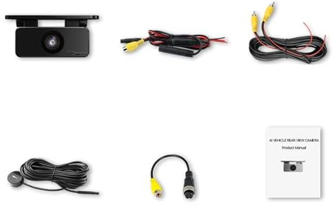 Reversing Camera 1080P AI Alarm Car Rear View Camera For AHD For TVI For CVBS 8 Signals Full HD Night Vision Metal Material With BSD Speaker ASD800 Rear View Camera(ASD800-4Pin)