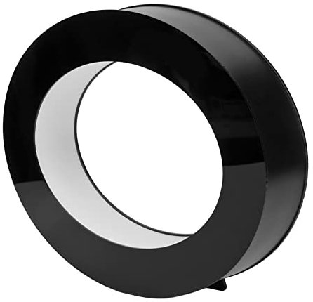 TOPINCN Schwebender Magnetischer Globus mit LED-Licht, Schwebender 3,5-Zoll-O-förmiger Globus für Heimbüro-Dekoration für Männer, Väter, Jungen, Nachtlicht mit C-förmigem (EU-Stecker