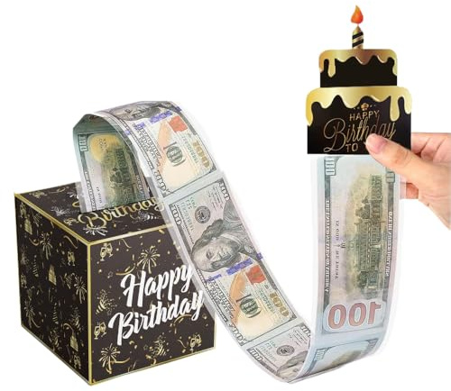 Überraschungsbox mit Geldgeschenk – Kreative Verpackung für Geschenke, Perfekt für Geburtstagsfeiern – Ideal für originelle Geldgeschenke zum Geburtstag