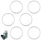 6pcs Gasket Replacement for Stanley Classic 24oz Food Jar, Silicone Sealing Ring Accessory for Thermos Seal Parts Leak-Proof Water Bottle Lid O Ring for Stanley Classic Tumblers 24oz BPA Free