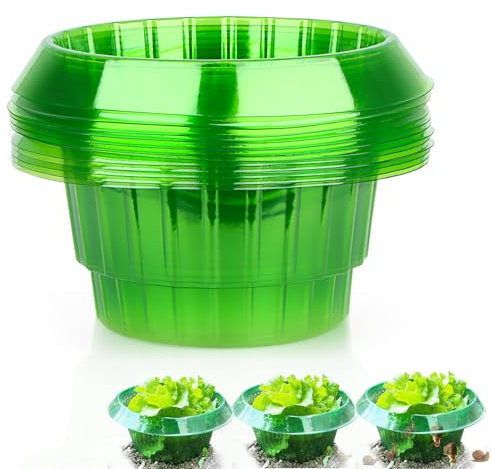 Huanmin 12 Pezzi Collari per lumache, Antilumaca per Orto,Protezione Contro Le lumache, Collare per lumache, Anti-lumache, Protezione per Piante da dagli Animali, Anti-Lumache per Le Vostre Piante