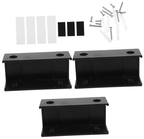 LABRIMP 1Set Under Desk Laptop Mount Holder for Keyboard Router Space Saving Bracket for Efficient Workspace Organization Easy Installation Durable Construction