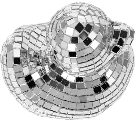 Entenförmige Spiegel Diskokugel 10x9,5x7cm Glas Silber Deko | Geschmolzene Discokugel, Reflektierende Discokugel, Deko Spiegel, für Schreibtisch und Geburtstage