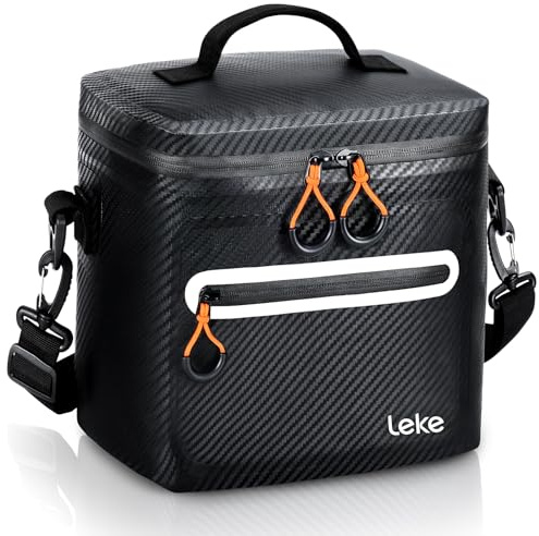 Lekesky 12/20L Verstärkter Isolierter Kühltasche – Tragbarer Kühltasche, Wasserdichter & Undichtheitsfreier Isolierter Lunchtasche für Camping, Picknick, Strand, Grillparty