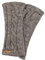 McRon Damen Gestrickte Pulswärmer Emily Naturbraun 92