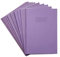 RHINO F12 48 Blatt Schulheft, A4, Violett, 10 Stück