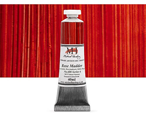 Michael Harding : Oil Paint : 40ml : Rose Madder