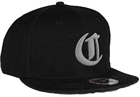 New Unisex Snapback Mütze Cap Gothic 3D C Flexfit Baseball Kappe Damen Herren HUT (C Got Black Gray)