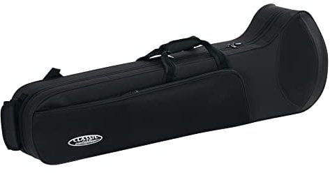 Classic Cantabile Leichtkoffer für Posaune (Posaune Koffer, Lightcase, Softcase für Zugposaunen, reiß- und wasserfestes Außengewebe, hochwertige Thermopolsterung, Außenmaße: 97 x 31 x 33 cm)