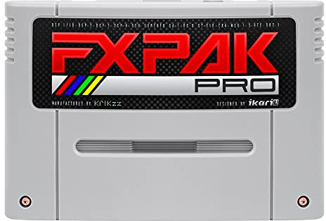 EVERDRIVE FXPAK PRO - Retro Gaming Flash Cartridge - 200GB Micro SD - SNES & Compatible Devices