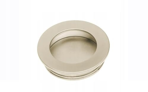 Round Sunk Handle Colour Satin Chrome (Satin)