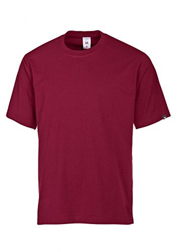 BP 1621-171-82-2XL Unisex-T-Shirt, 1/2 Ärmel, Rundhals, Länge 70 cm, 180,00 g/m² Stoffmischung, weinrot, 2XL