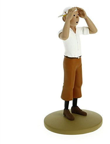 TIM UND STRUPPI Collector Figur in Window-Box - Tintin Figurines Résine - Tim in der Wüste (König Ottokars Zepter)