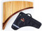 Plaschke Panflöte Konzert, Holzschuh Design, handgemacht mit Tasche 25 Rohre G-Dur
