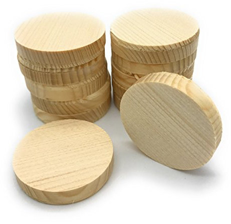 Querholzplättchen D=50mm 12-Stück/0,454€ Stück