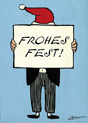 Postkarten Weihnachten A6 • 0631 ''Frohes Fest'' von Inkognito • Künstler: Loriot • Weihnachten