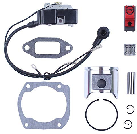HAISHINE 48mm Piston Zündspule Modul Switch Set für Husqvarna 365 362 372 371 Kettensäge Motor Teile 503691303