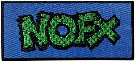 NOFX Punk Rock Aufnäher Besticktes Patch zum Aufbügeln Applique Souvenir Zubehör